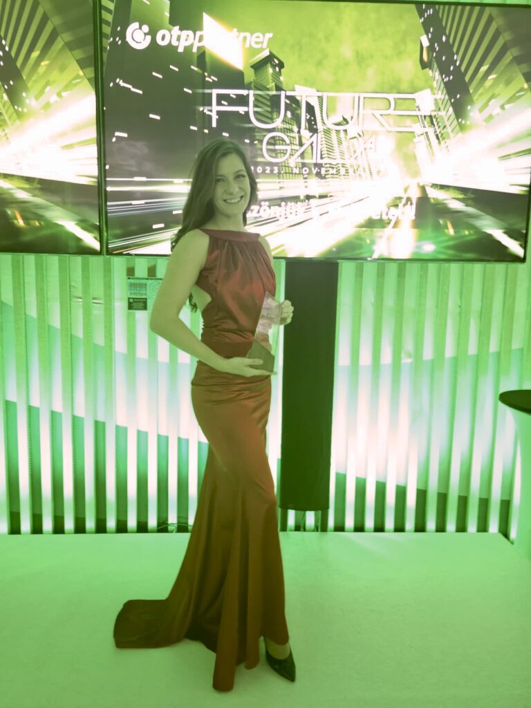Kónya Csilla a 2023-as OTP Bank gálán